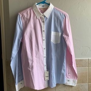 Brooks Brother Women’s Cotton Stripe Fun Shirt